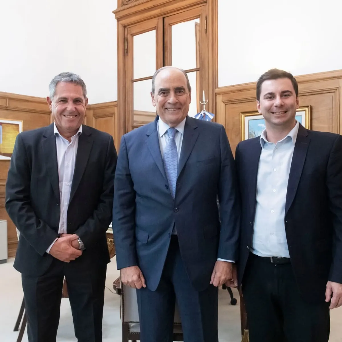 Ricardo Rij se reunió con Guillermo Francos para analizar el escenario político bonaerense