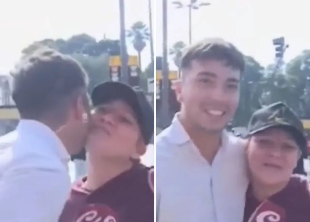 Insólito momento en la TV: al periodista quilmeño Facu Muñoz le declararon su amor en pleno móvil