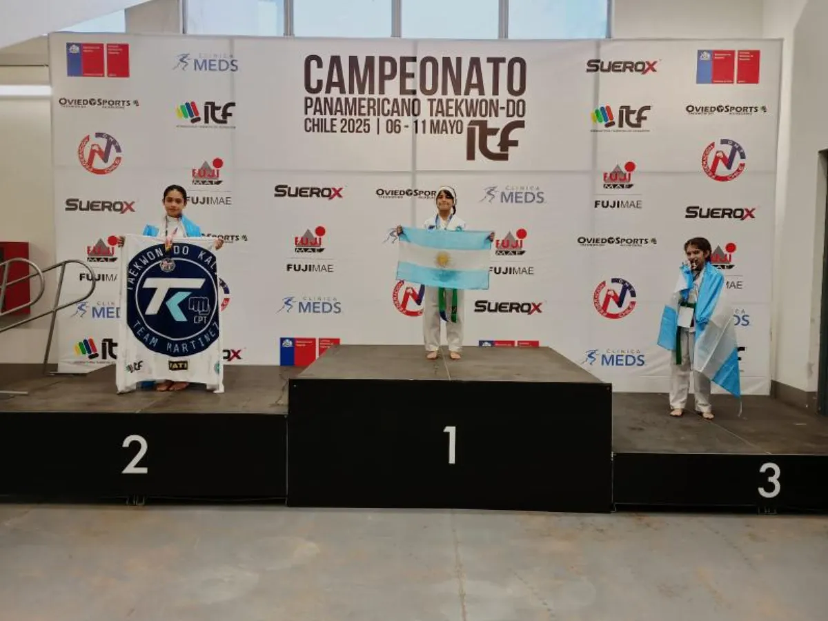 Quilmeña de 10 años se consagró campeona panamericana de Taekwondo