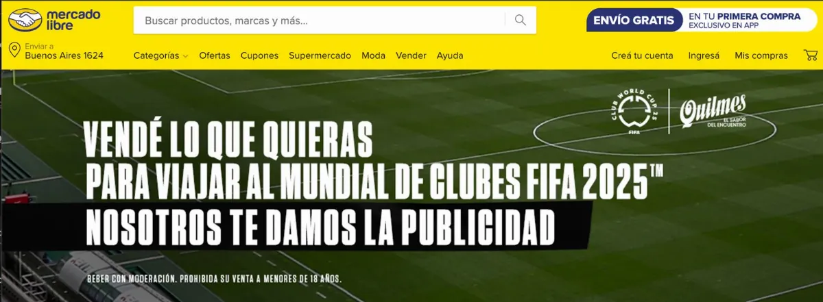 Mundial de Clubes: Cerveza Quilmes lanza campaña junto a Mercado Libre para los fanáticos del fútbol
