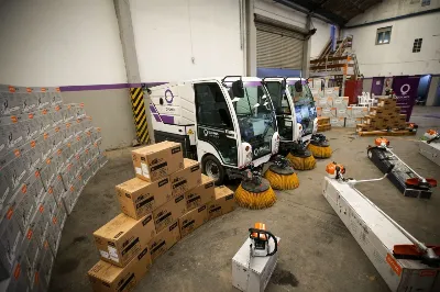 Presentaron nueva maquinaria para el área de Servicios Públicos