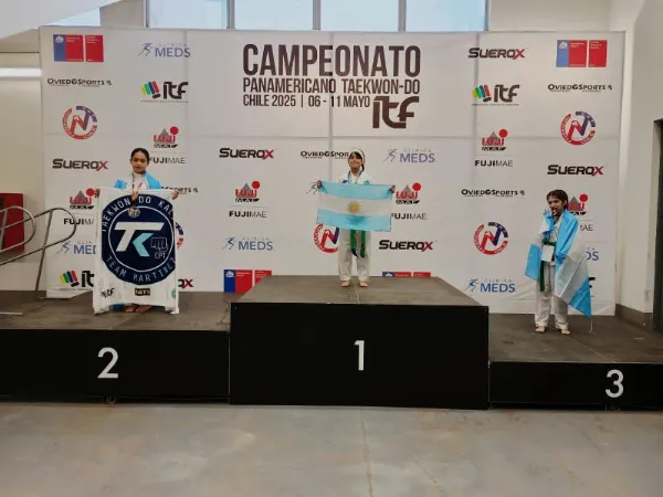 Quilmeña de 10 años se consagró campeona panamericana de Taekwondo