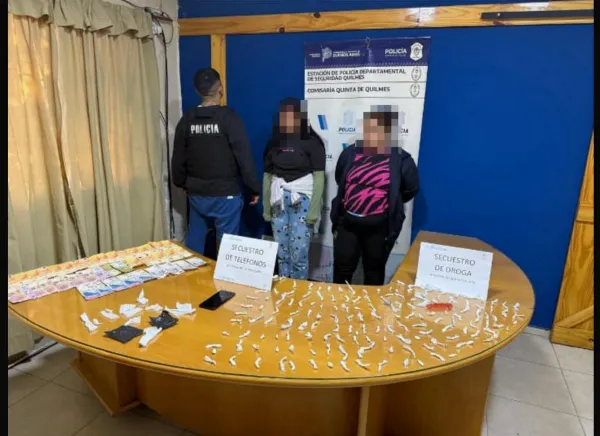 Detuvieron a dos mujeres por venta de droga
