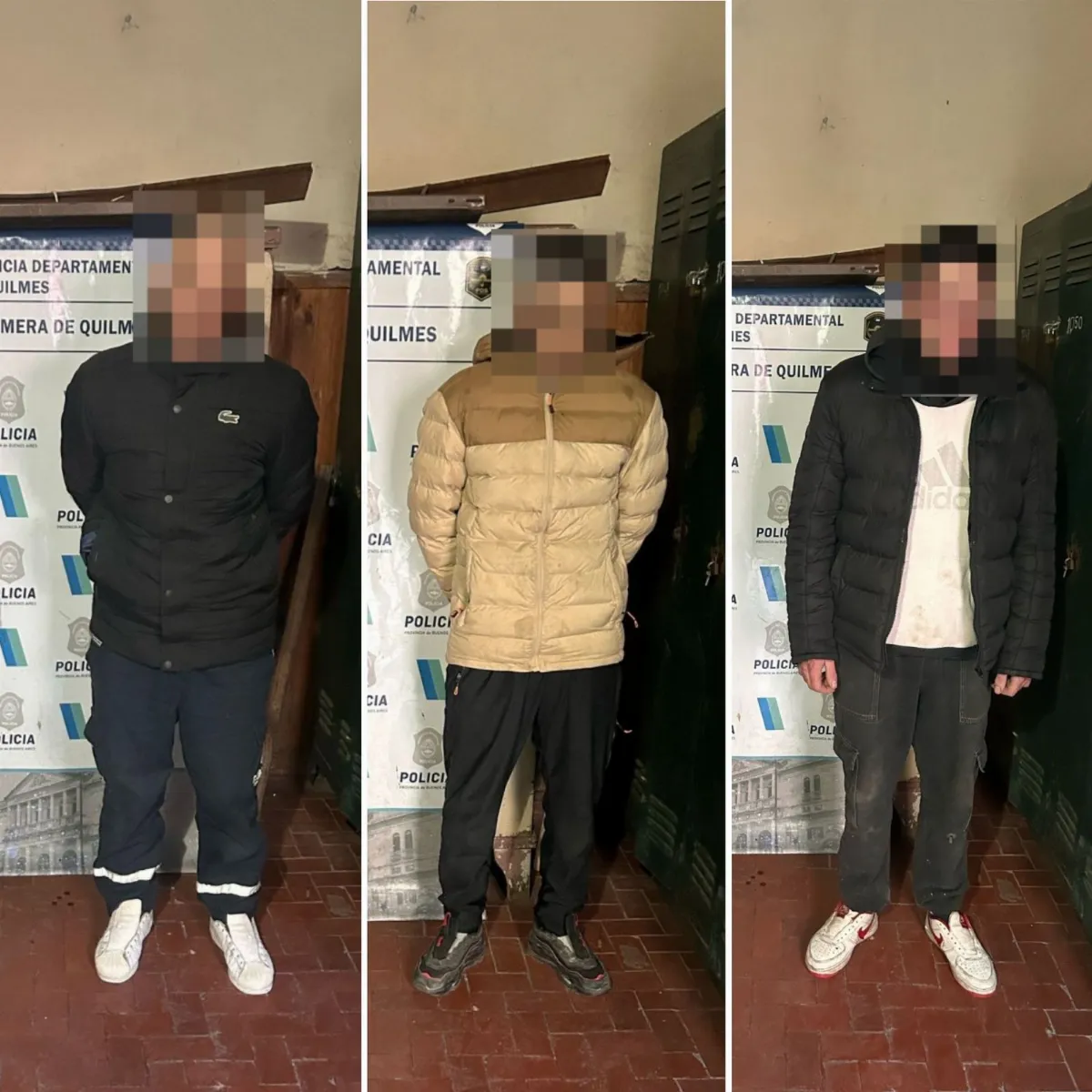 Cayeron tres delincuentes armados tras violento robo a una pareja de jubilados