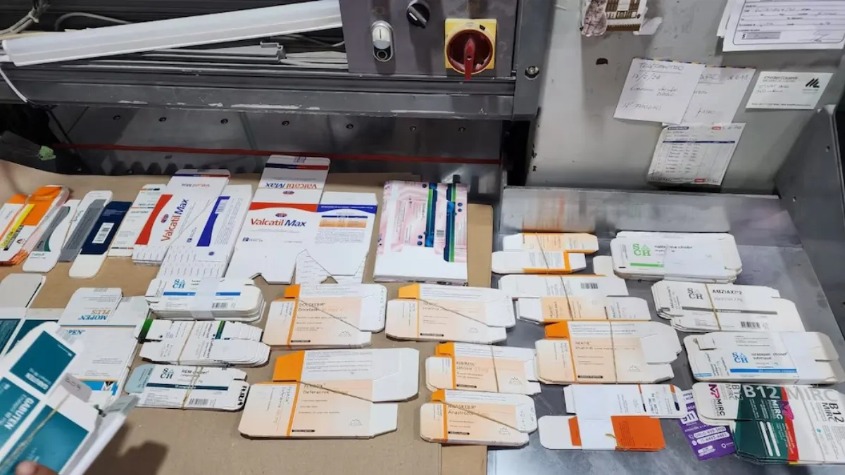 Desbaratan una imprenta clandestina que producía etiquetas de remedios y cigarrillos