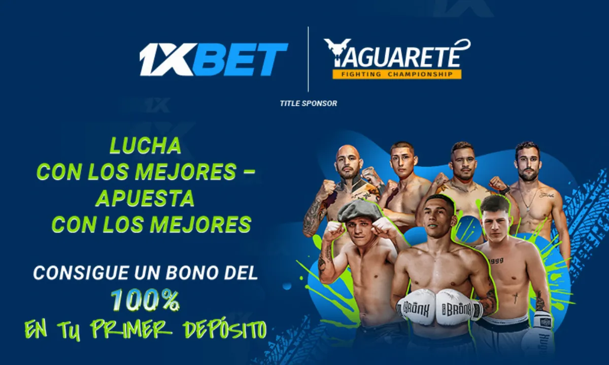 1xBet se convierte en patrocinador principal de Yaguareté FC, la liga de lucha de más rápido crecimiento en América Latina