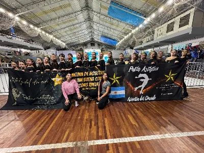 Patinadoras del club Estrellas del Dorado brillaron en Brasil y trajeron una docena de medallas