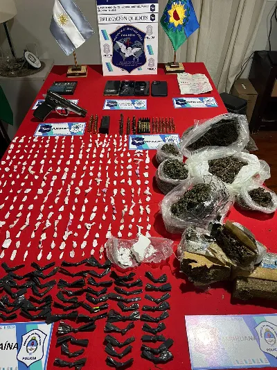 Golpe al narcotráfico: Decomisaron más de 3.5 kg de droga