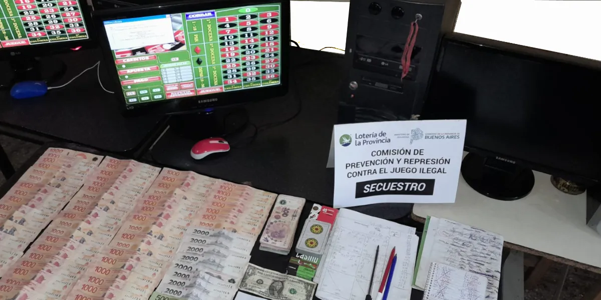 Desbaratan red de juego ilegal tras allanamientos en Quilmes