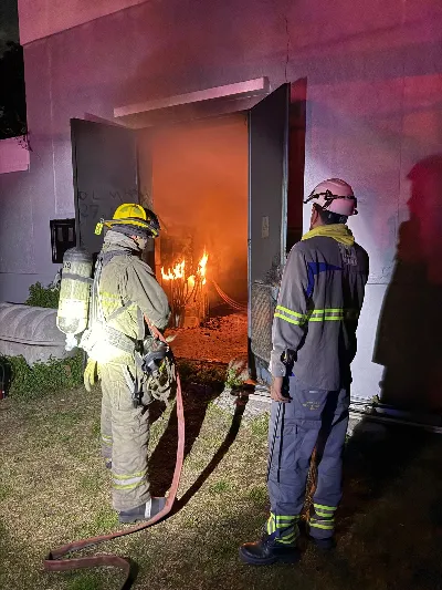 Susto por incendio en el predio de los Veteranos de Malvinas de Quilmes