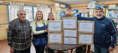 El Rotary de Ezpeleta realizó donaciones a escuelas de Don Bosco y Ezpeleta