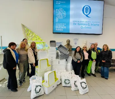 La Cooperadora del Hospital de Quilmes realizó una importante entrega de insumos biomédicos para quirófano