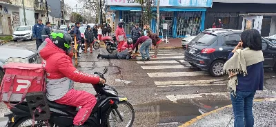 Anciano de 82 años fue atropellado por una moto-delivery
