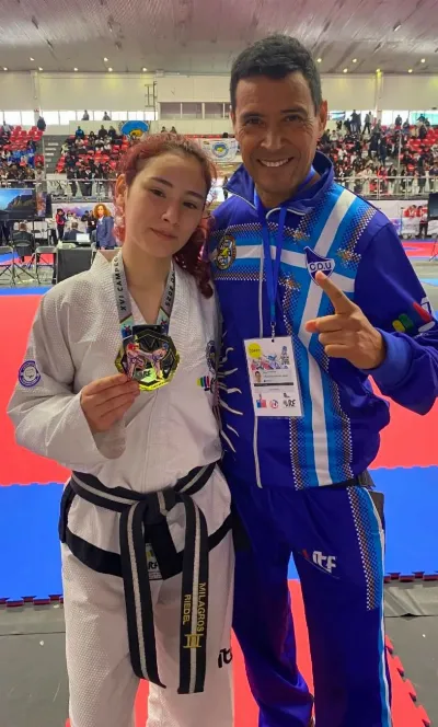 Milagros Riedel, la joven quilmeña que pelea por su lugar en el Mundial de Taekwondo