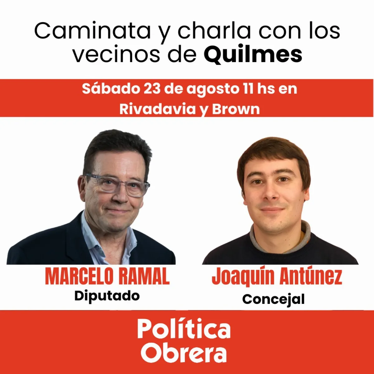 Marcelo Ramal visita Quilmes y cuestiona al gobierno de Milei: “Se han convertido en la casta más corrupta”
