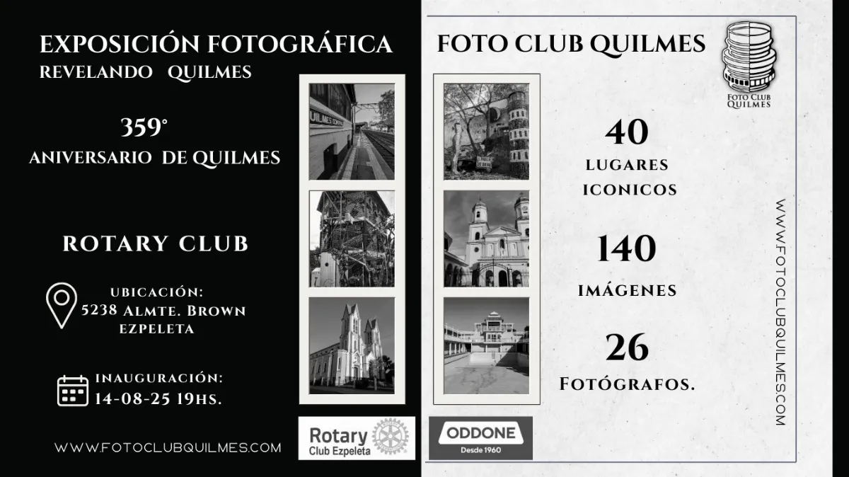 “Revelando Quilmes”: Muestra fotográfica para celebrar los 359 años de la ciudad
