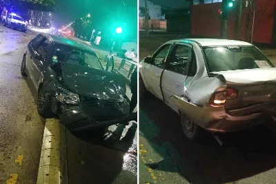 Conductor alcoholizado embistió a un auto en Av. Calchaquí