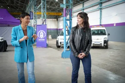 Mayra Mendoza recorrió el nuevo edificio de la Agencia de Ordenamiento Urbano y Vial