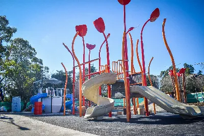 Avanzan las obras del nuevo parque en el Museo del Transporte