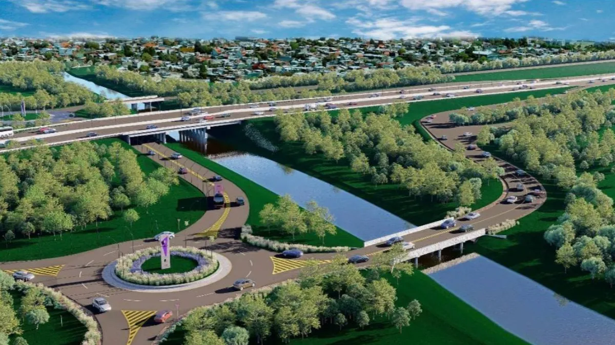 Mayra Mendoza anunció la construcción del nuevo acceso a la autopista en Ezpeleta