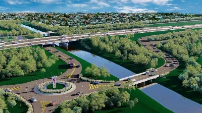Mayra Mendoza anunció la construcción del nuevo acceso a la autopista en Ezpeleta