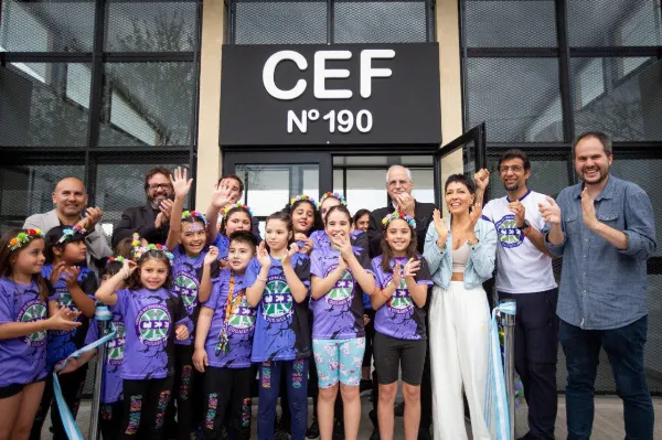 Inauguraron el nuevo edificio del CEF N° 190 de Villa Alcira