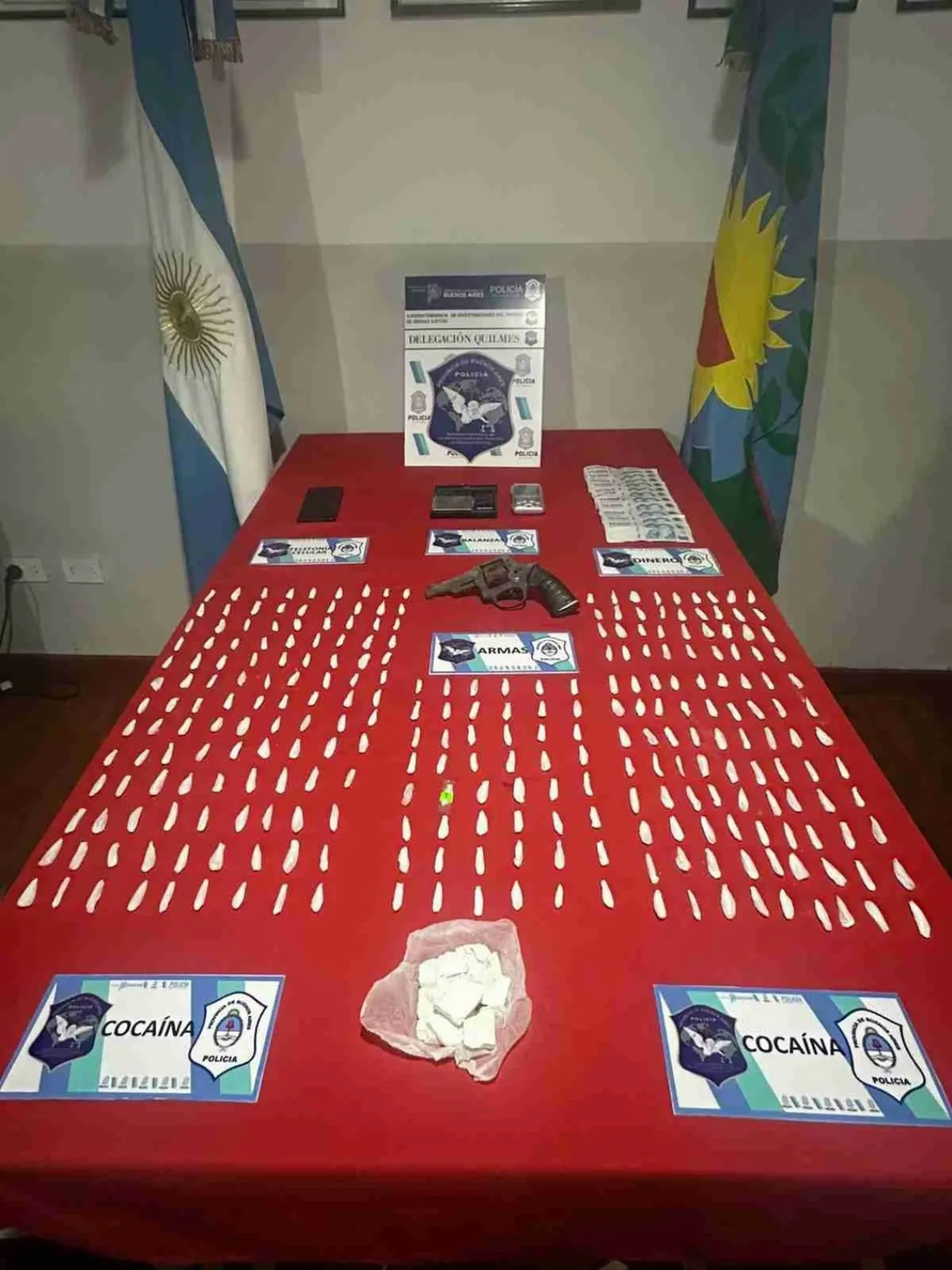 Golpe al narcotráfico en Solano: Secuestran más de 300 dosis de cocaína