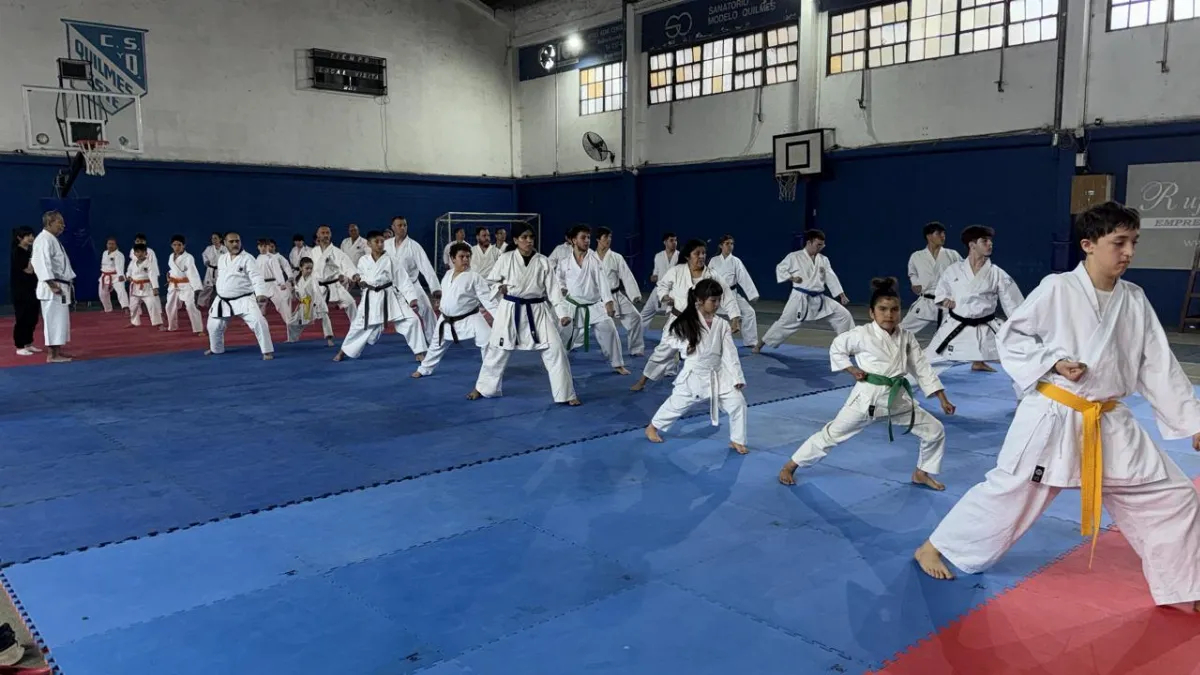 Histórico seminario internacional de Karate-Do en el Club Quilmes Oeste