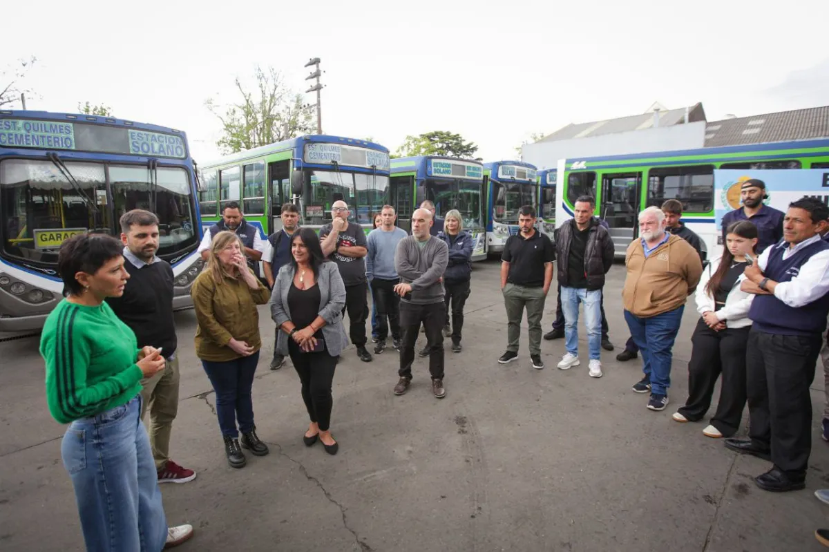 Presentaron el nuevo recorrido de la línea 257 que une Solano con La Cañada
