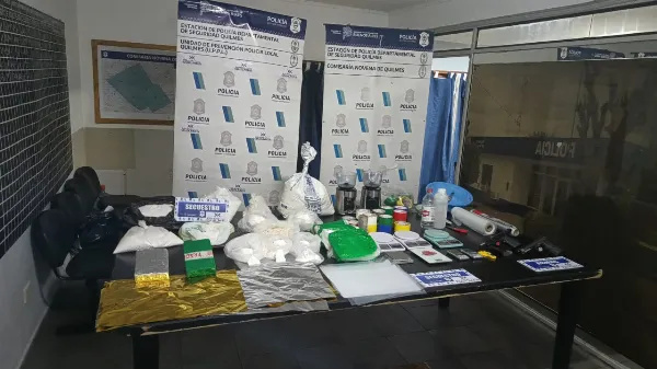 Golpe al narcotráfico: Secuestran más de siete kilos de cocaína