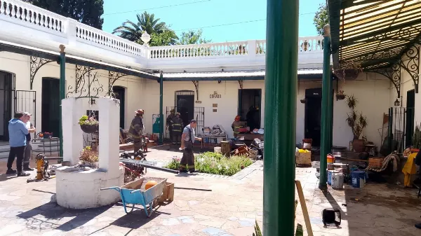 Susto en la Escuela Agraria tras incendio en un aula