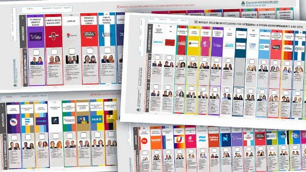 Elecciones 2025: Así será la Boleta Única de Papel de la Provincia de Buenos Aires