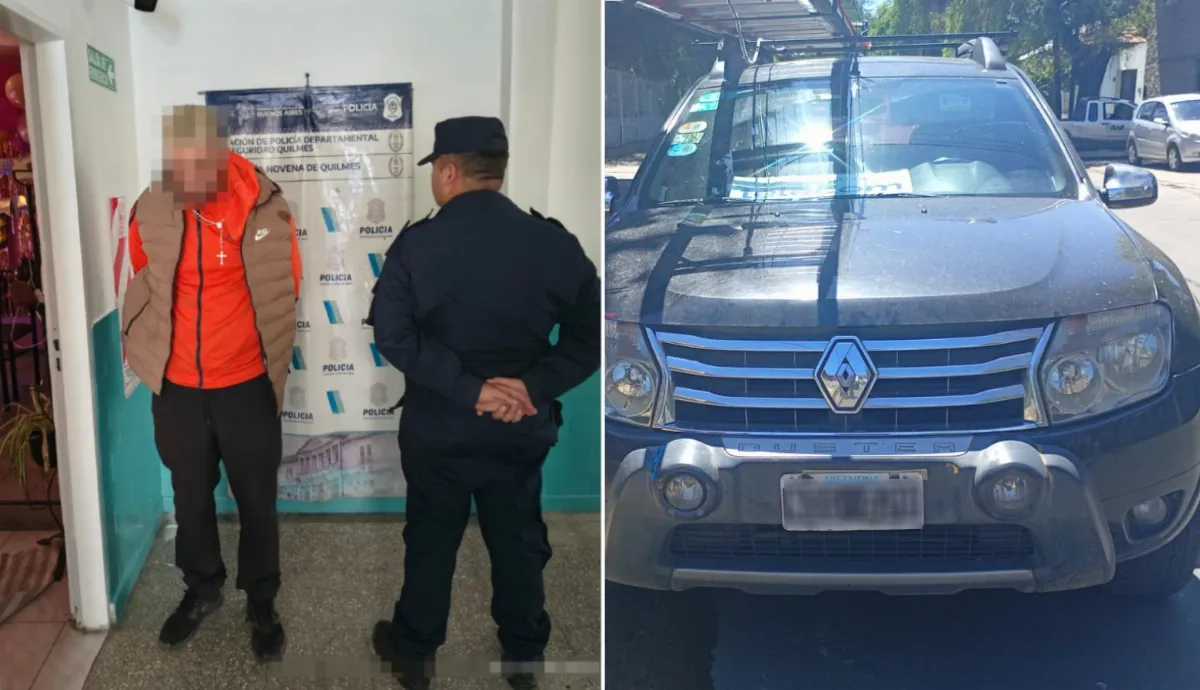 Dos detenidos por el robo de un auto en Quilmes Oeste: Uno de ellos es menor de edad