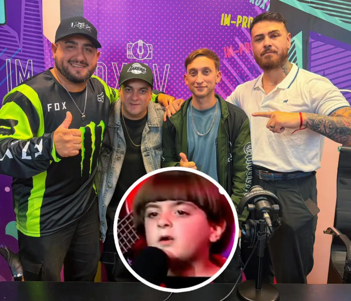 Nico Nievas, el “Mini Cumbiero” de los 90, brilló en el streaming de "ROMA"