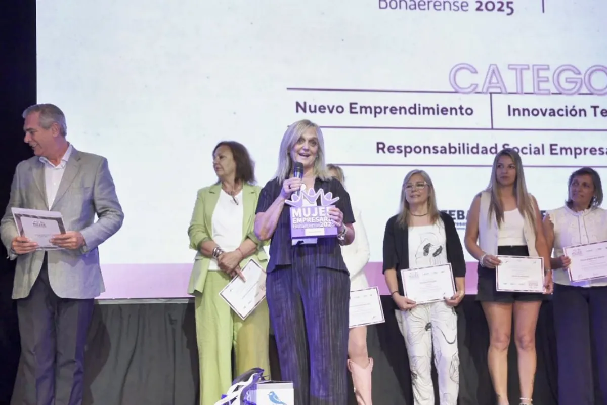 Heladería El Piave se consagra como la gran ganadora del Premio Mujer Empresaria Bonaerense 2025