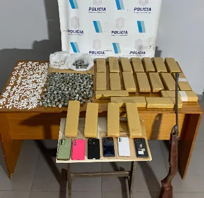 Gran operativo antidrogas en Quilmes: Cuatro detenidos y casi 12 kg de estupefacientes secuestrados