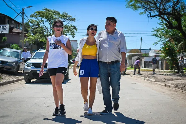 Inauguraron nuevos pavimentos en San Francisco Solano