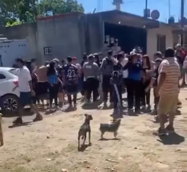 Batalla campal en un club de La Matera: corridas, golpes y heridos durante una final de fútbol barrial