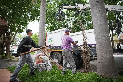 El Municipio realizó un operativo de "recolección de residuos voluminosos"