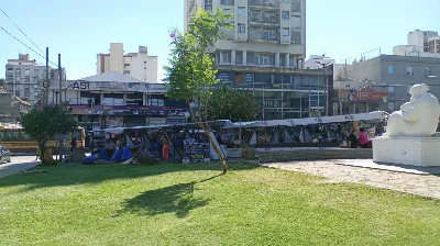 Reclamo de emprendedores de la plaza de la estación por hechos de vandalismo