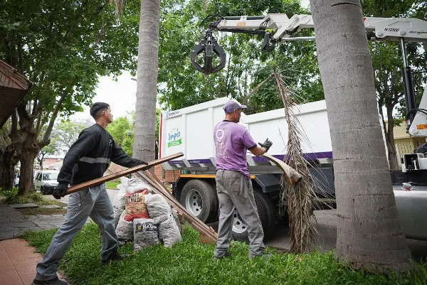 El Municipio realizó un operativo de "recolección de residuos voluminosos"