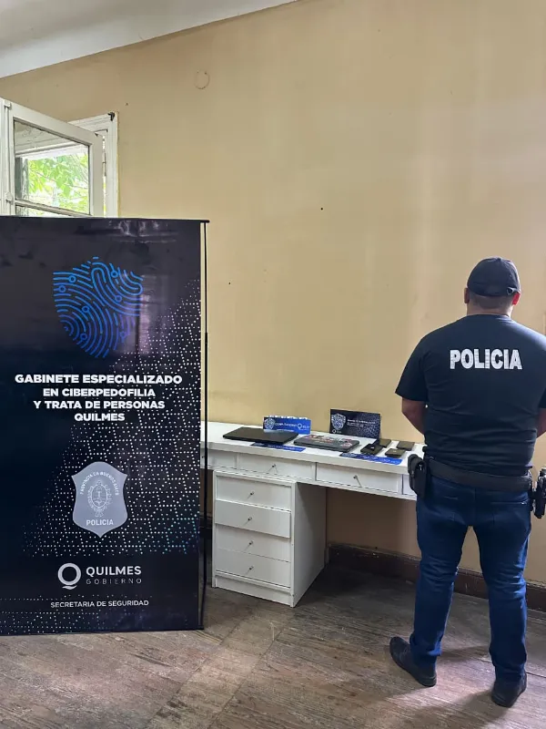 Detienen a un hombre en Quilmes por poseer y distribuir material de abuso sexual infantil