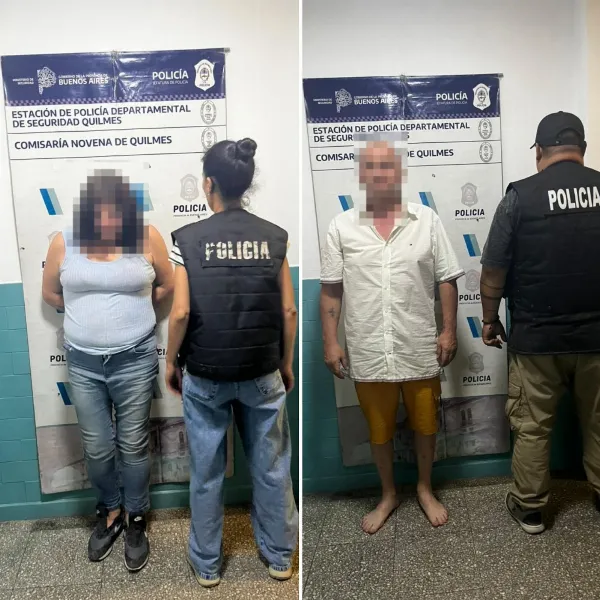 Detuvieron a una pareja en Quilmes Oeste acusados de comercializar drogas