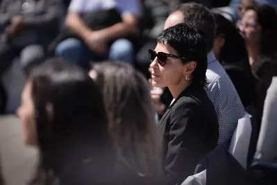 Mayra Mendoza viajó a Colombia para participar de un encuentro de la Internacional Progresista