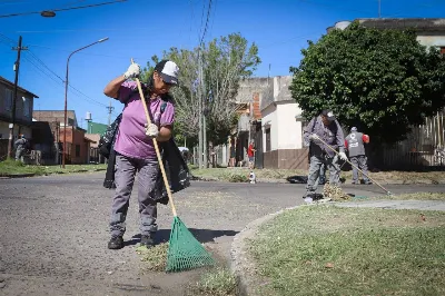 El Municipio llevó adelante un nuevo operativo de limpieza integral en Solano