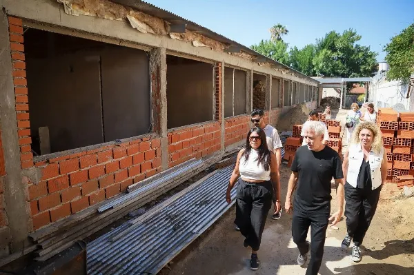 Avanza la construcción del nuevo edificio de la Escuela Secundaria N° 8 de Don Bosco