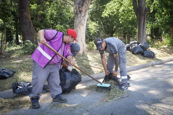 Nuevo operativo integral de limpieza en distintos puntos del distrito