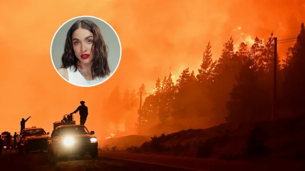 Gesto solidario: María Becerra realizó una importante donación para combatir los incendios en Chubut