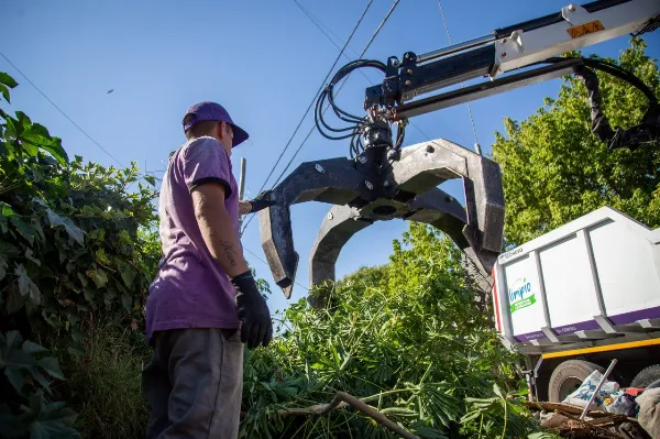 Recolección de residuos voluminosos: Intensas tareas en Ezpeleta Oeste
