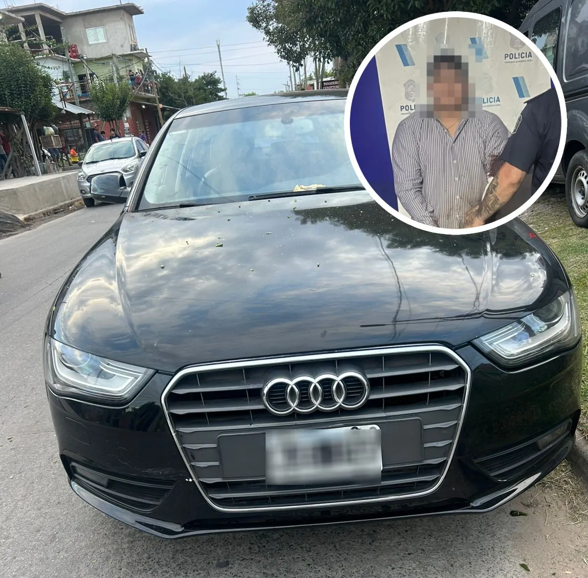 Un detenido tras tiroteo y persecución en La Sarita